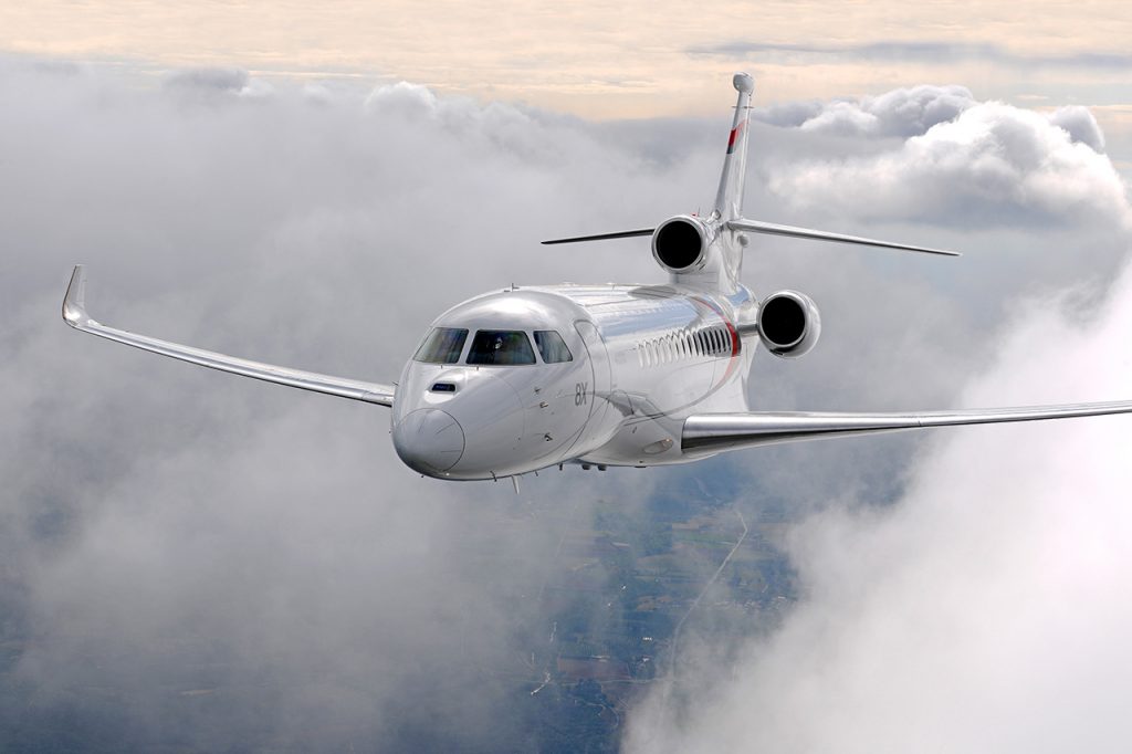 Falcon 8x jet charter services