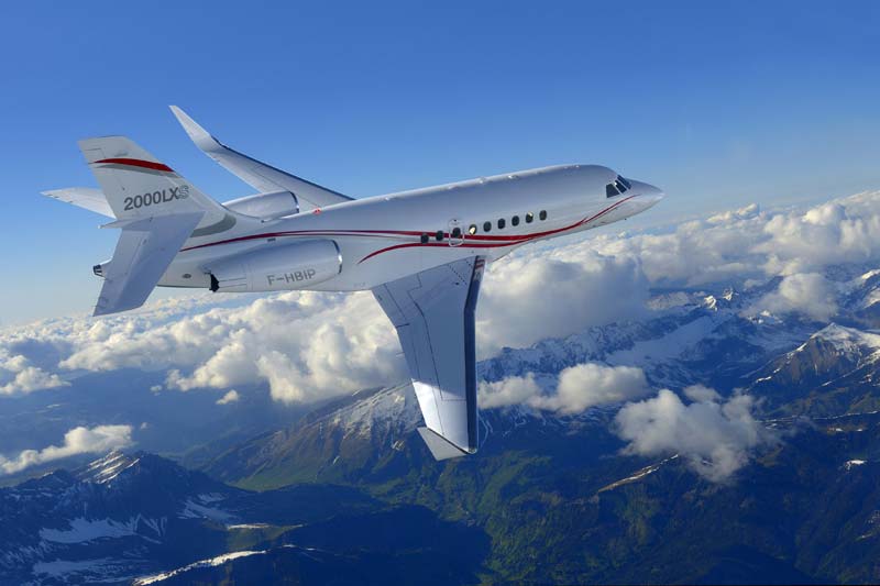 Falcon 2000lxs Private Jet