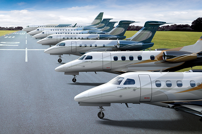 charter an embraer executive jet