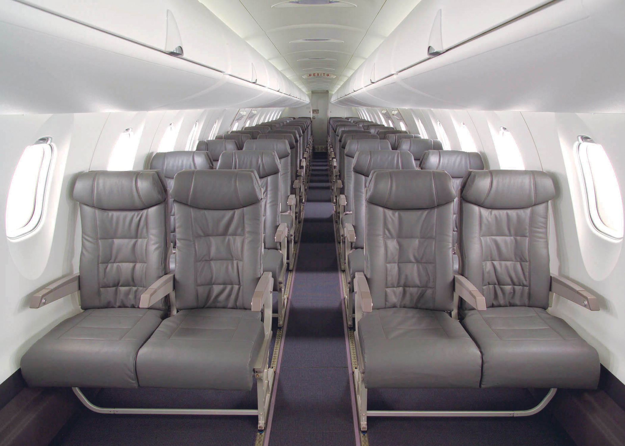 Bombardier CRJ 200 interior cabin